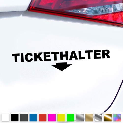 Ticket holder sticker - , parking