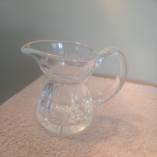 Vintage cut crystal milk jug - vintage, /
