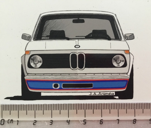 Sticker decal bmw 2002 - bmw,