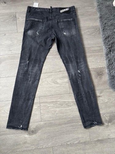 Black dsquared jeans waist - jeans,