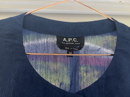 Apc paris blue blouse - apc,