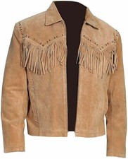 Men Western Cowboy Suede