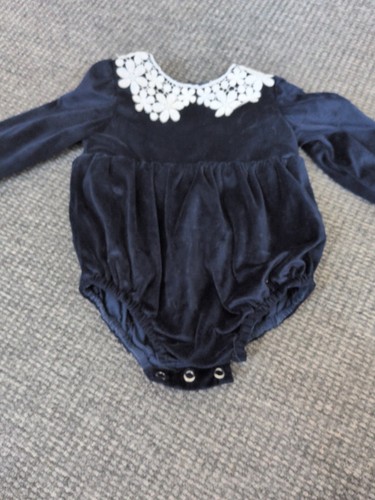 Dolly wears baby blue playsuit - blue,