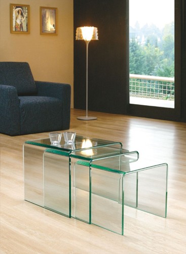 Milan clear glass - glass, nest