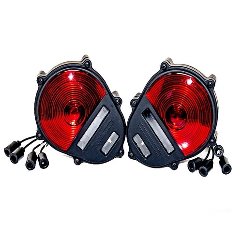 Black military tail - tail, lights