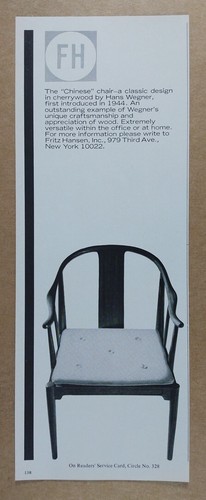 1970 hans wegner chinese - hans,