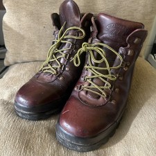 Brasher Boot Co Brown Leather Hiking Boots Size 8UK