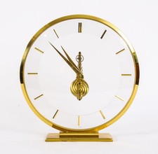 Vintage Jaeger le Coultre Mantel Clock Original Box  c.1970 20th C