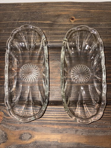 Lot clear glass banana - lot, 2