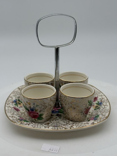 Vintage egg cups tray - +,