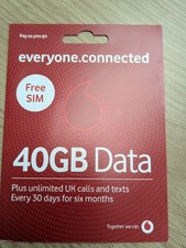 40GB Pre-Paid SIM Card with