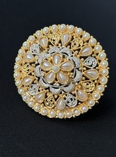 Gold Plated Oversize Pearl