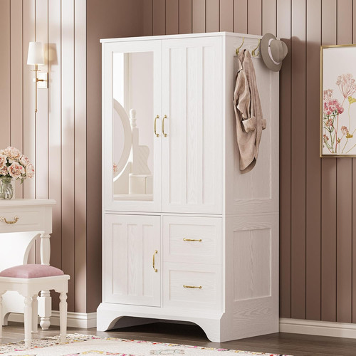 Armoire wardrobe closet with - armoire,