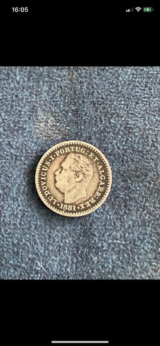 Rare portugal 1881 coin - -,