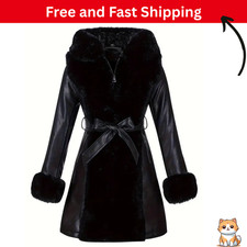 Women’s Faux Fur PU Leather