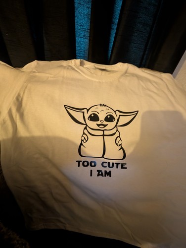 Too cute baby yoda - too, am,