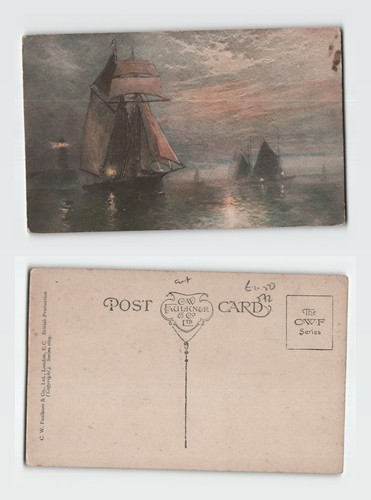 Postcard maritime scene - -,