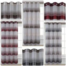 Voile curtains with eyelet - curtains,