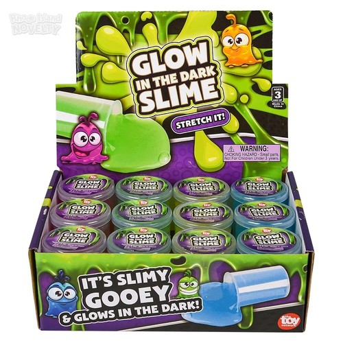 Glow the dark slime toy - glow,