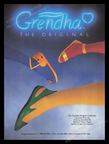 Grendha shoes 1980s - shoes,