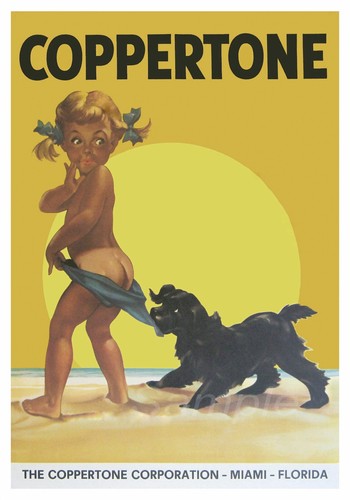 Vintage coppertone sun tan - coppertone,
