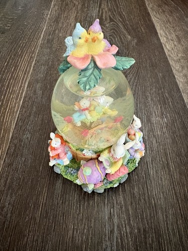 Easter egg bunny snow - snow, globe