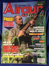 Airgun World Oct 1998.Theoben SLR98 Megatest*/Sheridan Pro-Hunter 20/BSA Scorp’n
