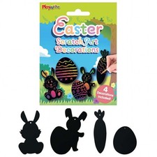 144 x Easter Scratch Art