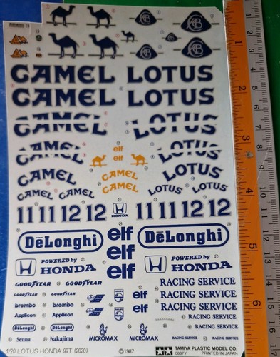 Tamiya lotus honda 99t - lotus,