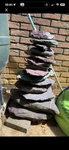 Slate water feature - slate,