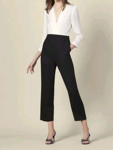 Sandro adenia cropped pleated - adenia,