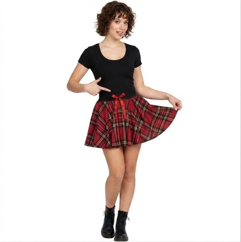 Women red tartan - women,