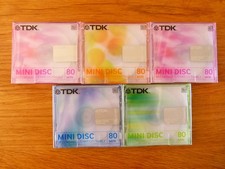 TDK Minidisc 80 Minute Blanks