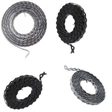 HEAVY DUTY FIXING STRAPPING BAND 12mm 17mm x 10M GALVANISED STEEL BLACK