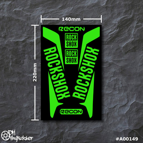 Rockshox recon sticker set - rockshox,