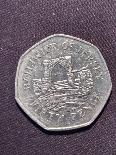 2009 jersey 50p fifty - fifty, pence
