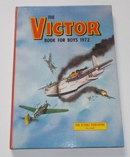 HARDBACK VINTAGE VICTOR BOOK FOR BOYS COMIC ANNUAL 1972 UNCLIPPED - SEE OTHERS
