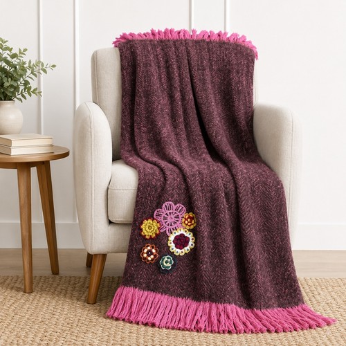 Artistic accents throw - artistic,