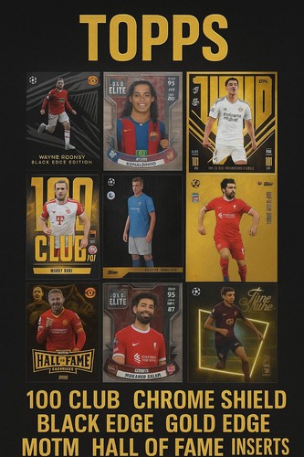 Topps 100 club black edge - club-black, edge-gold