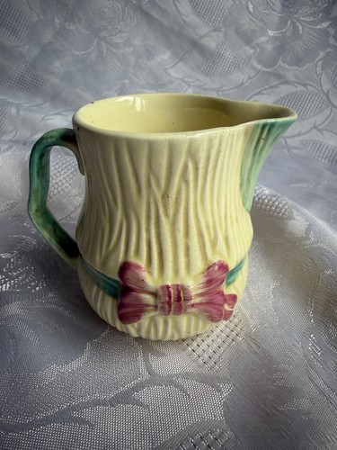 Vintage shorter son milk jug - shorter, &