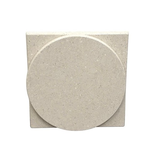 Beige stone table top - stone, bistro