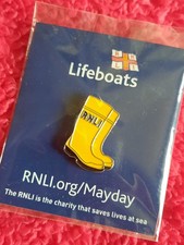 RNLI Mayday Yellow Wellington