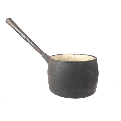 Cast iron pint pan - cast, pot