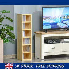 6 Tier Wooden CD DVD Book