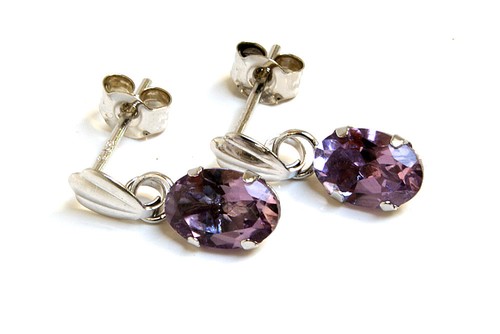 9ct white gold amethyst - 9ct,