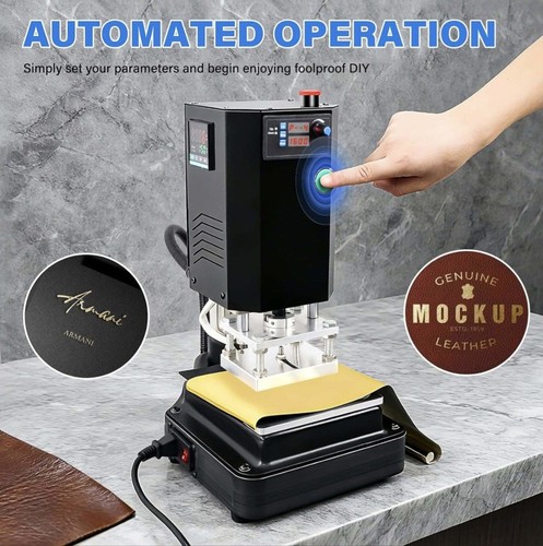 Hot foil stamping machine open - stamping,