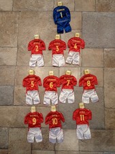 McDonalds 2006 World Cup Complete England collection! All 11 shirts