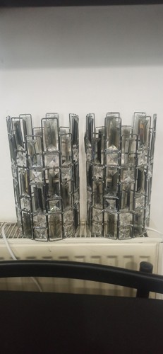 Crystal silver set of - b&m,