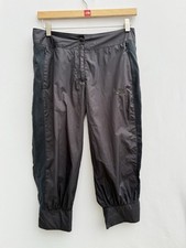 Vintage Nike Air 3/4 Cropped Pants Capri Summer 00s Y2K Black Womens Size UK 8