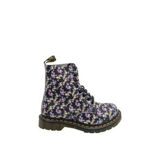 Dr Martens 1460 Pascal Boots Black Mini Tydee Floral Print Size UK 4 Womens